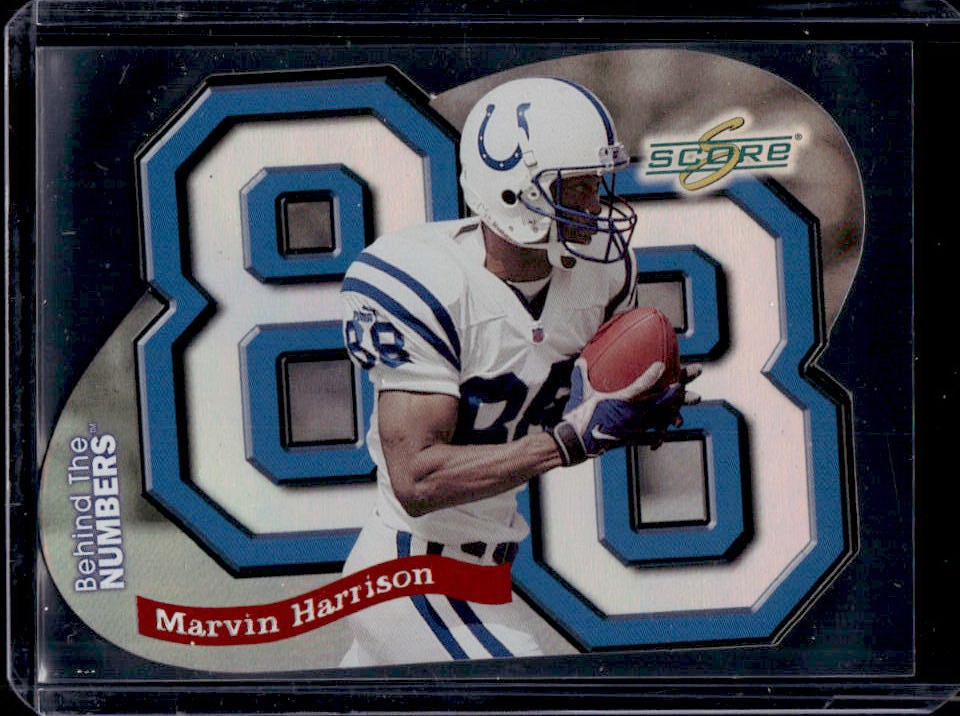 1999 Score Supplemental Marvin Harrison Behind the Numbers #847/1000 Colts