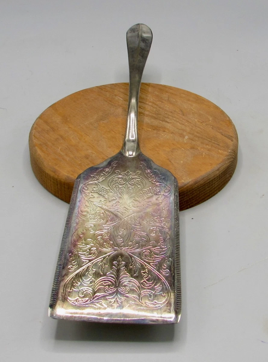 Wm. Rogers A Cake/Pie Server Antique US Silver-Plated Flatware for