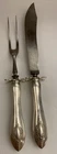 Mount Vernon by Lunt Sterling Silver Steak Carving Set 2pc w/Carbon Steel 9 1/4"