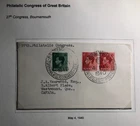 1940 Bournemouth England First Day Cover FDC 27th Philatelic Congress To Canada
