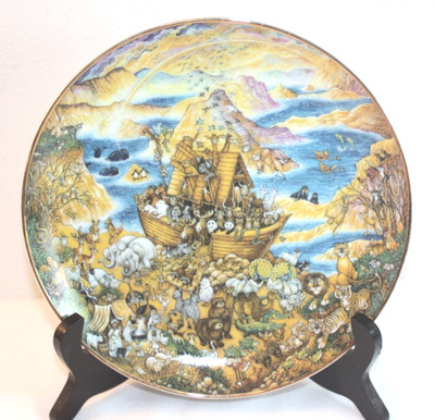 Franklin Mint Decorative Plate - Two by Two (Noah's Ark) - Limited Edition