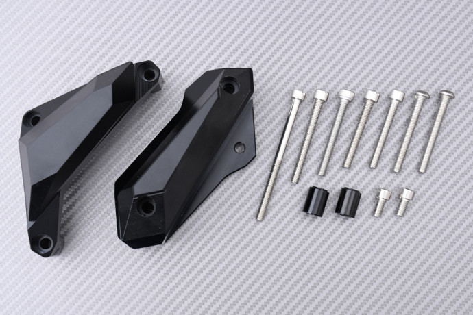 Protection de carter haut de gamme en alu noir pour Yamaha YZF R3 2016