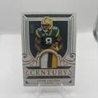 2025 Panini National Treasures - Century Materials Josh Jacobs #CM-JJS Gold /49