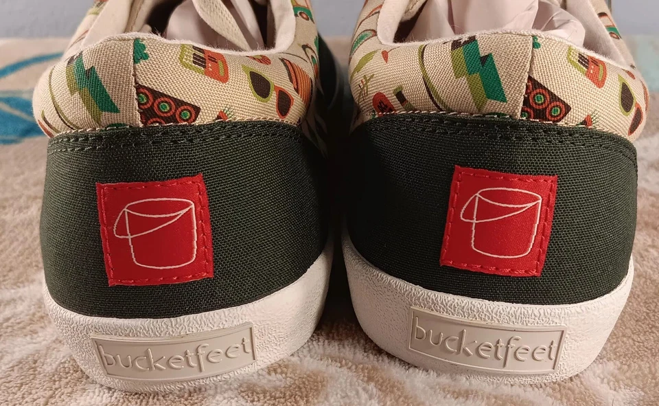 Bucketfeet_Canvas_Shoes_"Austin City Limits"_Music Festival_Sz. 12 Men_**RARE** - Image 3 of 4