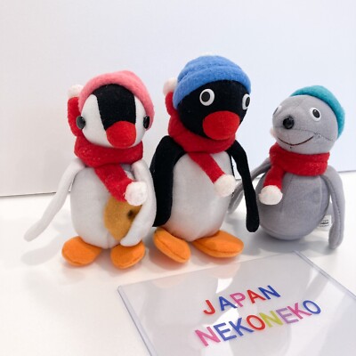 Pingu Pinga Robby Seal Promotional Plush doll SET Mister Donut