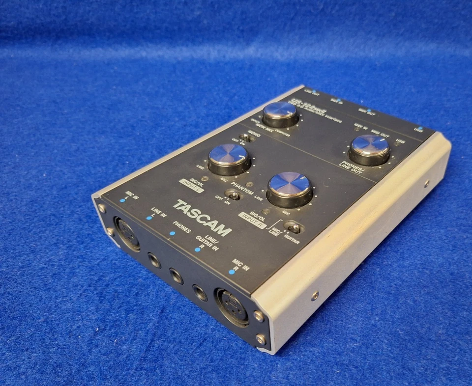 Tascam US-122MK II USB 2.0 2-channel Audio/MIDI Interface Tested & Working - Image 4 of 4