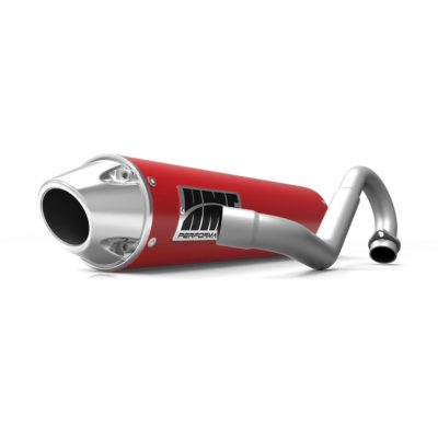HMF Performance Full Exhaust Pipe System Red w/ Euro Cap Outlander 1000 12-17