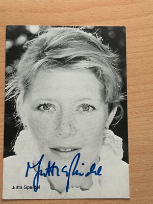 Jutta Speidel - Autogrammkarte original signiert - #41137