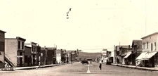 Lake Andes SD South Dakota Postcard Early RPPC Main Street View Real Picture