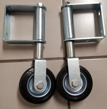 Mofeez Gate Wheel for Wooden Gate , Heavy Duty Gate Caster Wheels 220 Lb. Q