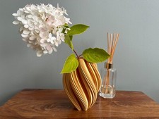 Vase - Swirl Vase, Dried Flower Vase, Ornamental Vase, 3d printed- More Colours