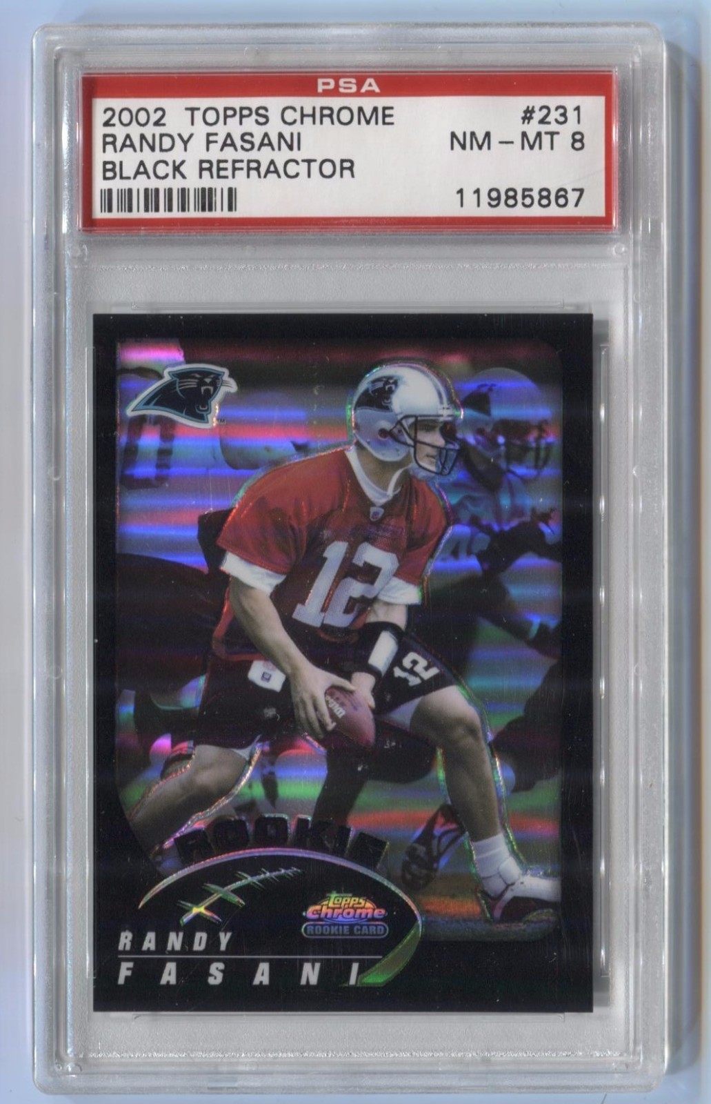 Randy Fasani Topps Chrome #231 Black Refractor