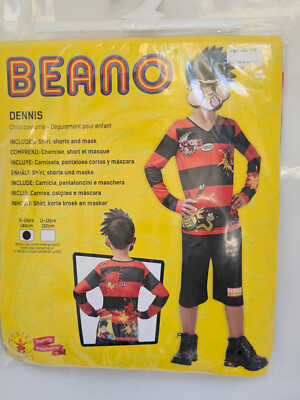 Beano Dennis, Rubies Kinderkostüm Fasching Comic-Kostüm Gr.140 cm, 9-10 Jahre,