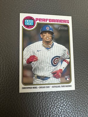 NA-6 Christopher Morel Cubs  2023 Topps Heritage New Age Performers RC Card