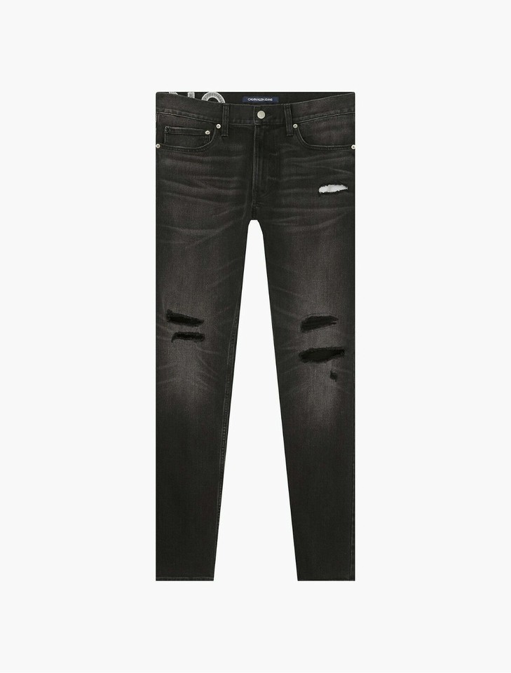 Jeans Stretch Da Uomo G72, Slim Fit Grigio, Chiusura Lampo, Taglia 32W X 32L