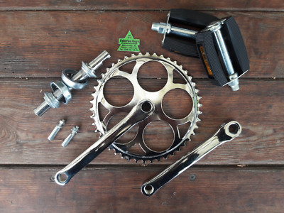 Keiltretlager Kurbelradgarnitur Tretlager Innenlager Keil Thompson DDR mit Pedal