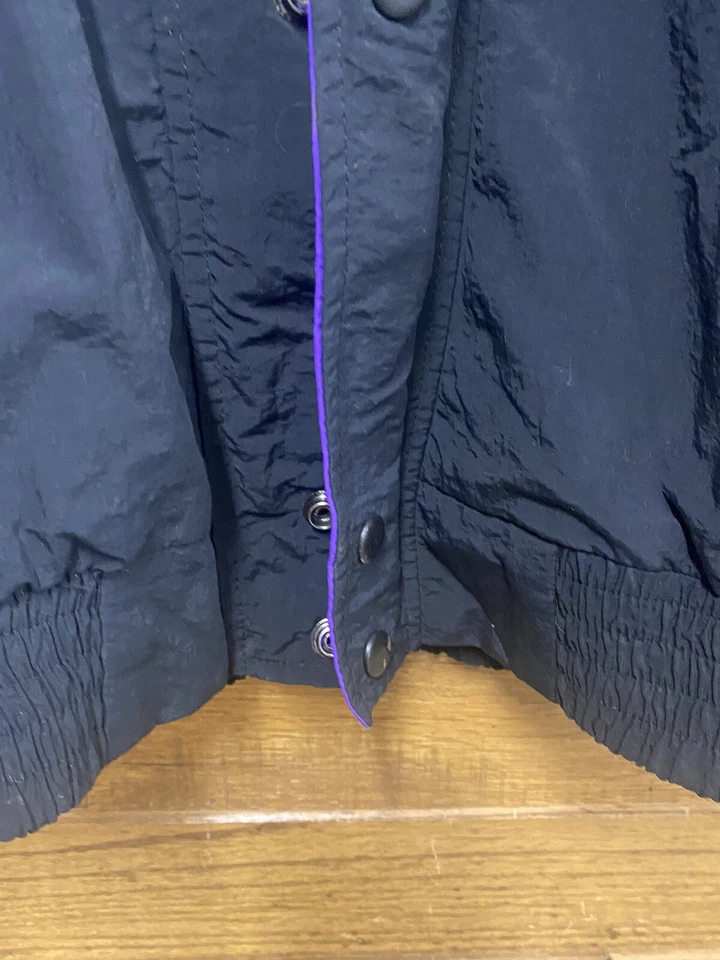 VTG Matco Tools Snowmobile Jacket Mens Medium Purple Black Blue  90s 80s USA - Image 3 of 4