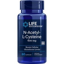 Life Extension N-Acetyl-L-Cysteine 600 mg 60 ...