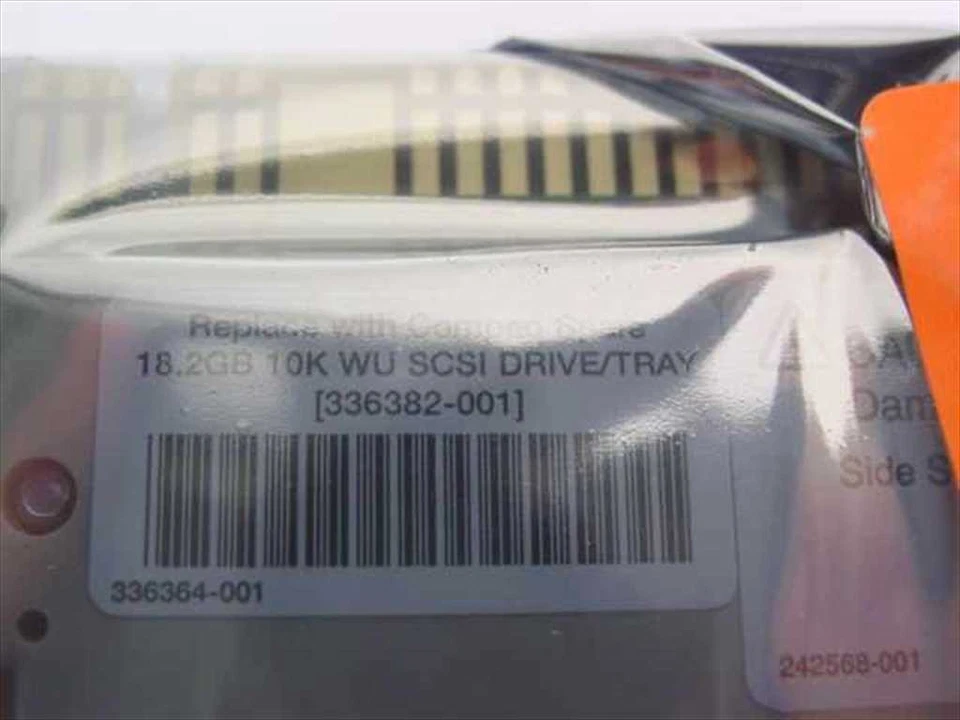 Compaq 336382-001 18.2GB 3.5" HH SCSI Hard Drive Hot-Plug Wide Ultra3 33635 - Image 3 of 3