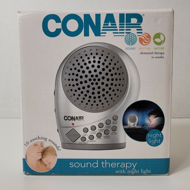 Conair SU12 Sleep Aid Sound Therapy Spa Machine w Night Light & Auto Timer for sale online eBay
