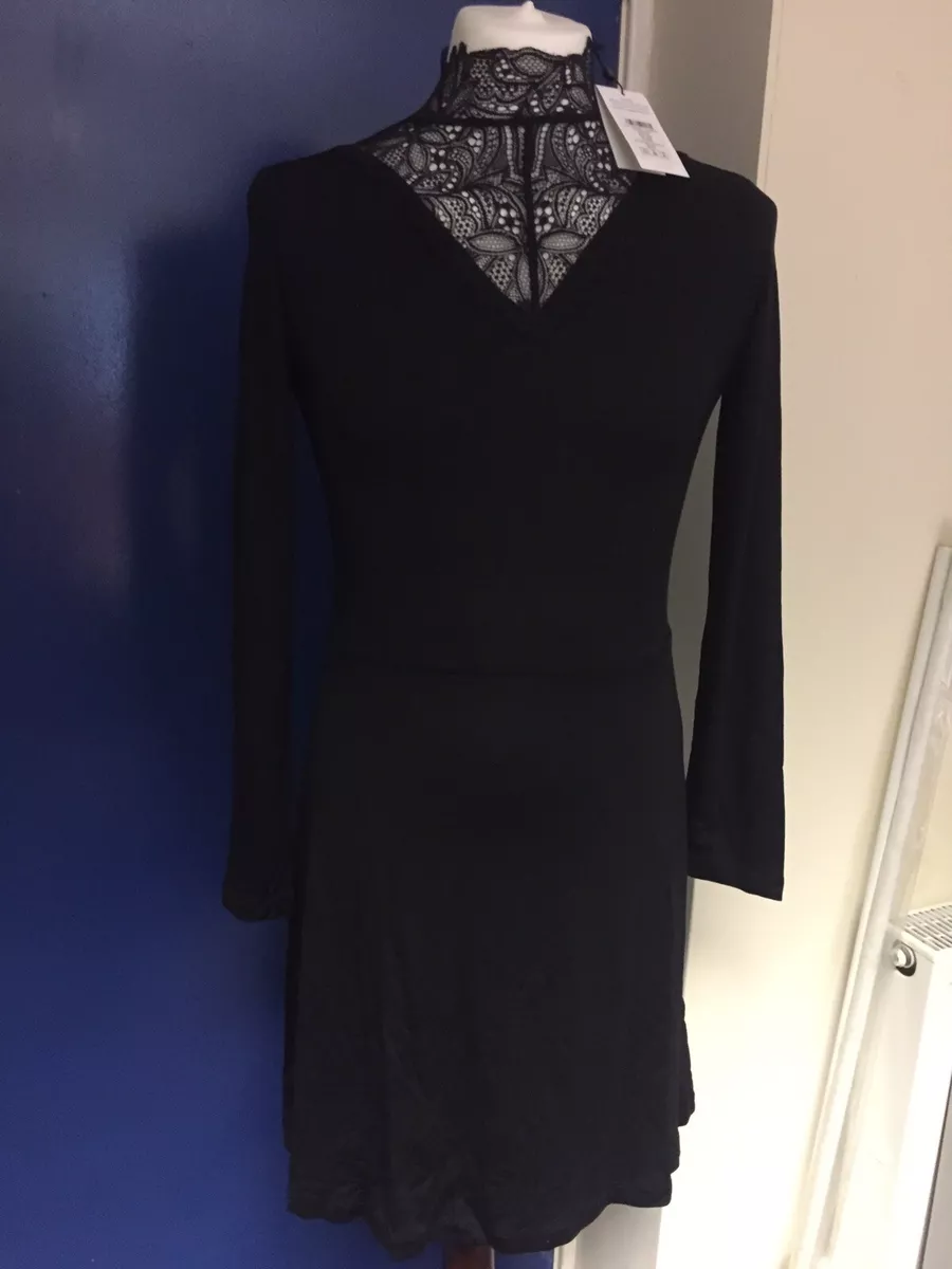 Lipsy black top skater dress