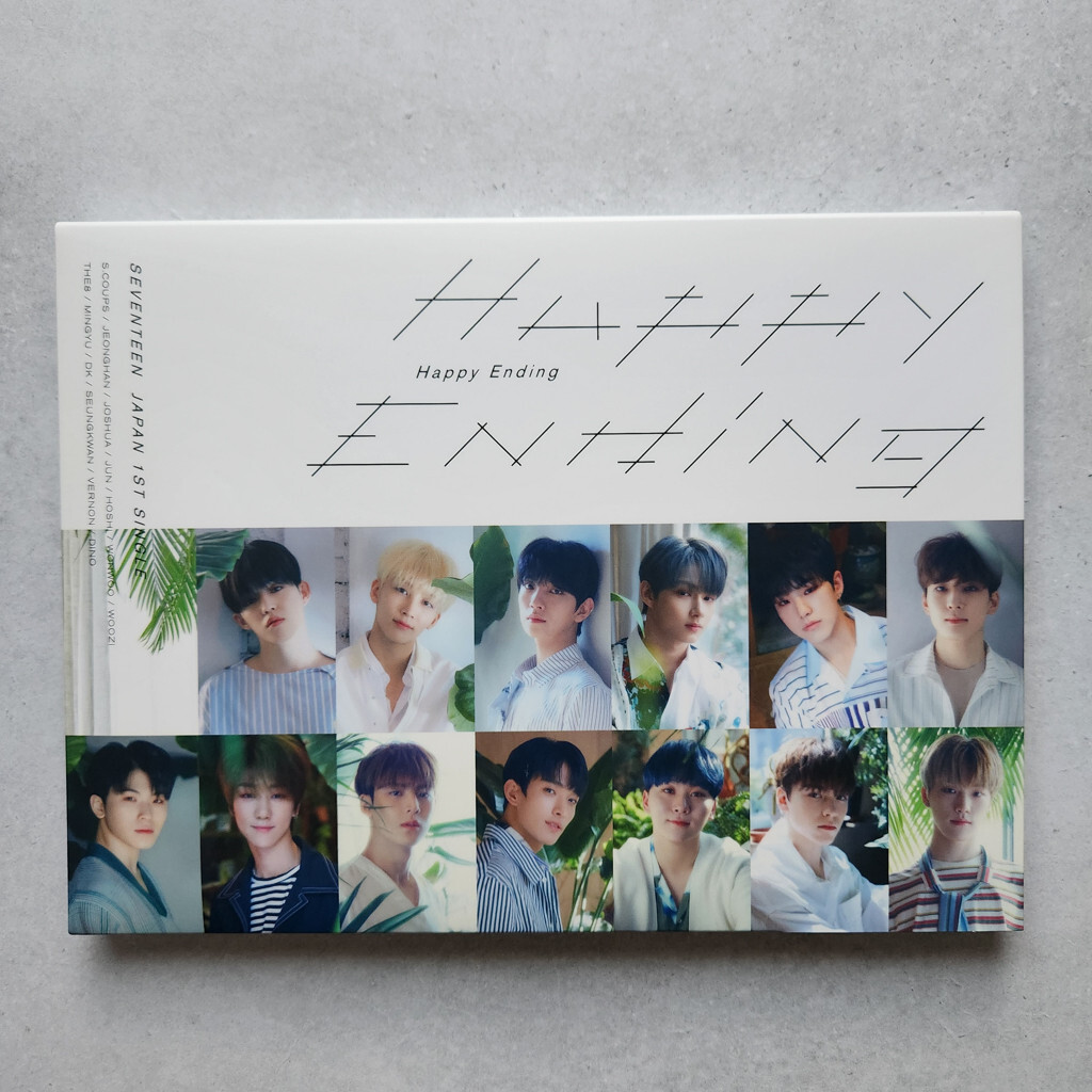 ジョンハン セブチ seventeen carat盤 happyending SEVENTEEN Happy Ending Carat ver Japan FC Fanclub CD+Blu-ray *NO