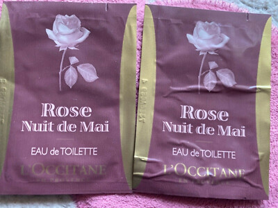 L'Occitane Rose Nuit de Mai Eau de Toilette  Sample Qty of 2