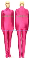 Rose Red Spandex Women Men Jumpsuits Mummy Bodysuit Costumes Sleeping Bags F694