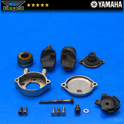 1992 YAMAHA WR200 UPPER EXHAUST POWER VALVE + COVERS 3XP-1131A-00