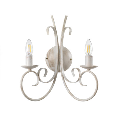 Lustre Classique En Bois Ivoire Ancien À 5 Lumières Esse 765/5