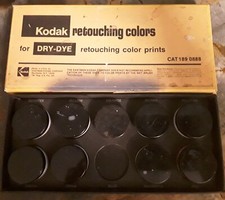 Vintage Kodak Retouching Colors - For Dry-Dye Color Prints CAT 189 0888