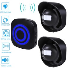 Wireless Driveway Alarm Outdoor Motion Sensor Alarm Waterproof for Outdoor D6O7