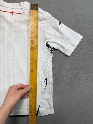 Umbro England Home jersey 2007 2009 boys size s white football shirt - Picture 18 of 19