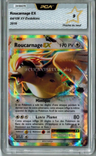 carte Pokémon PCA Roucarnage EX 64/108 XY Évolutions 9 - Photo 1/1