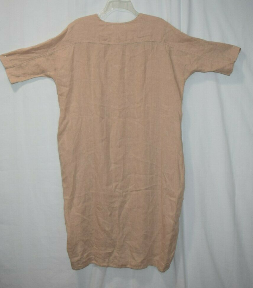 BLACK CRANE SIZE S DRESS 100% LINEN | eBay