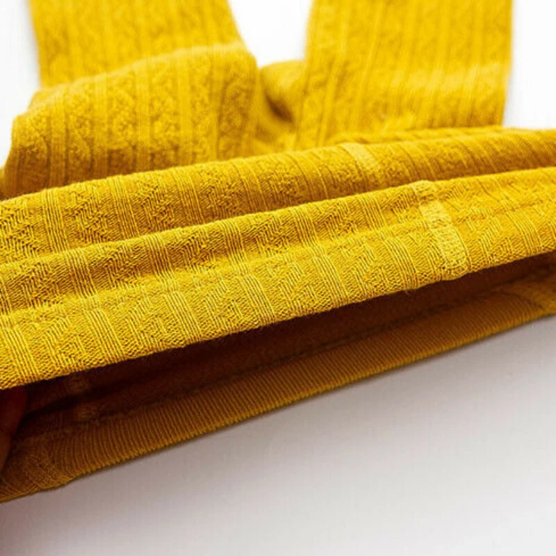 Kinder Strumpfhose Strümpfe Twist Strick Hose Solid - Bild 4 von 4