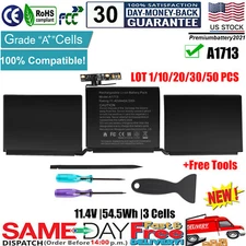 LOT A1713 A1708 Battery for MacBook Pro 13 inch Late 2016 Mid 2017 EMC 2978 3164