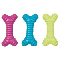 Karlie Flamingo Gummi Squeaky Knochen Mit PföTchen, Uvp 9,99 Eur, Neu