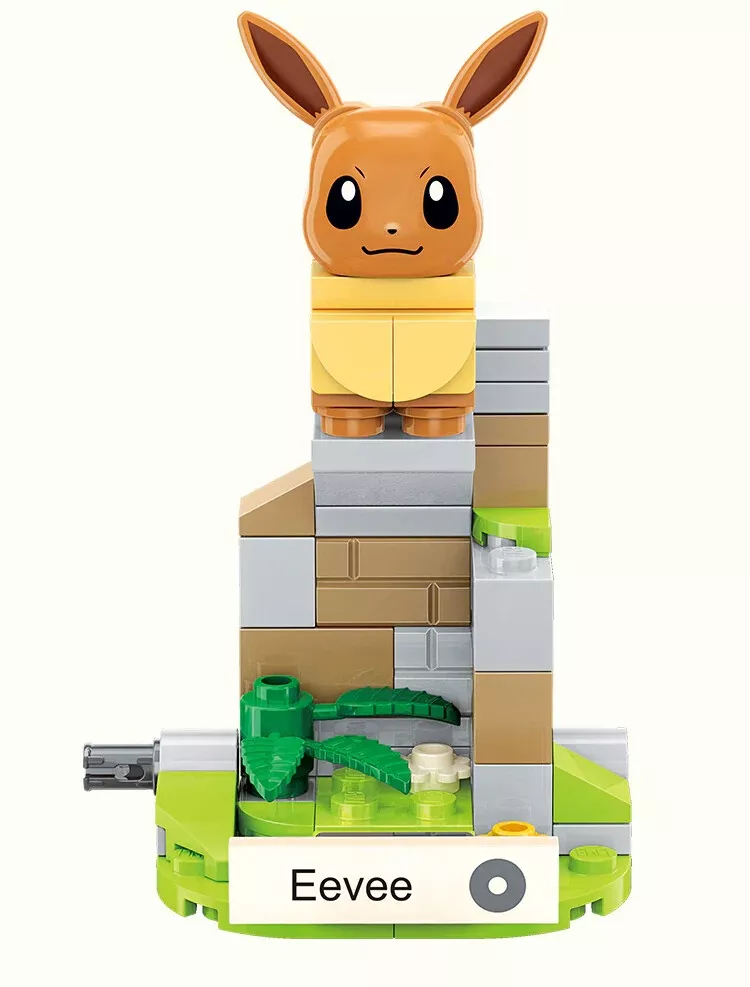 Official Pok mon Eevee Building Blocks Set 63Pcs Creative Fun