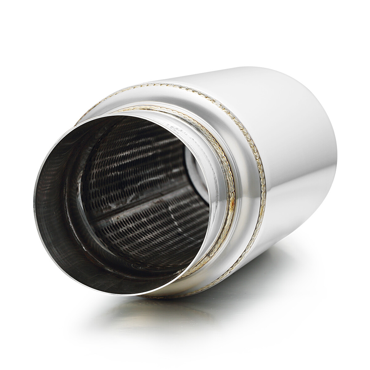 Vibrant In-Line Bottle Style Universal Resonator - 12" Long, 3" Inlet / Outlet 1794 - Concept Z Performance - Foto 2