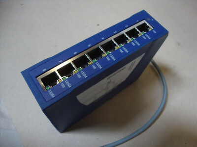 Hirschmann SPIDER 5TX  9,6-32V DC 230-75mA 24V, Ethernet Schalter,8 Port TOP!!