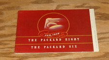 Original 1938 Packard Six Eight Sales Brochure 38 Sedan Coupe Convertible
