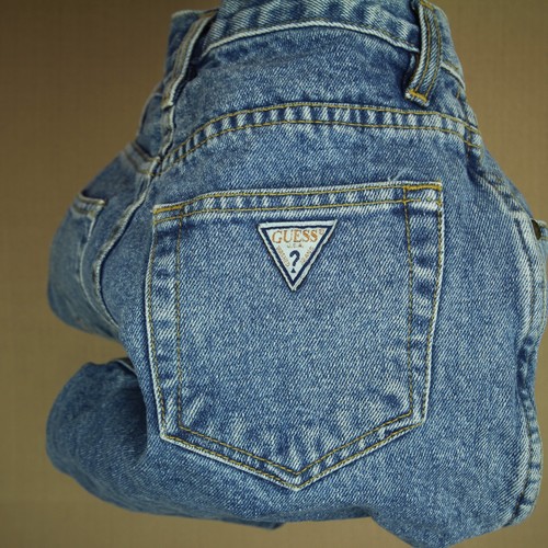 Guess Jean Shorts Boy's Size 10 Vintage 90s Medium Wash Denim - Picture 7 of 11