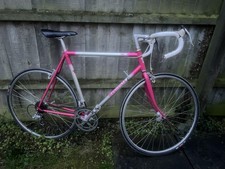 Vintage Mangusta 3000 Aluminium Road Bike In Pink And Silver