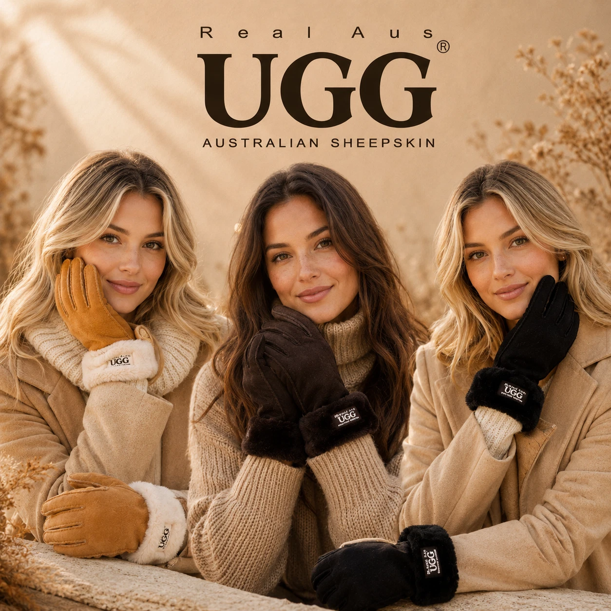 Women's Sheepskin Gloves image 2