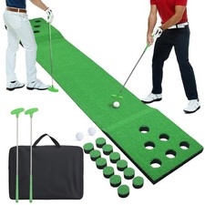 Golf Putting Game Set for Indoor Outdoor, Portable Golf Pong Putting Green ...