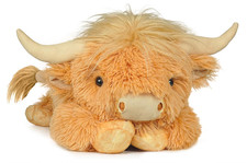 21.6 Inch 4 Pounds Highland Cow Weighted Stuffed Animals Large Cattle Pillow Toy