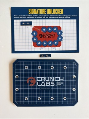 Crunch Labs by Mark Rober Gears Badge Diploma Holder, Signature Piece  - Year 4