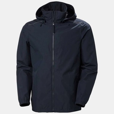 Helly Hansen Mens Manchester 2.0 Shell Jacket, 100% Polyester, Navy, Xl