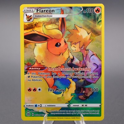 pokemon tcg brilliant stars tg01 tg30 flareon card (TG01/TG30) (SWSH09: Trainer Gallery) You cant have more than 1 Pokmon Star in your deck Flareon TG01/TG30 Ultra Rare SWSH09: